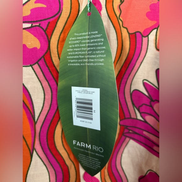 FARM RIO Brazilian Tropical Spring Affair Shirt & Short Set - Picture 4 of 11